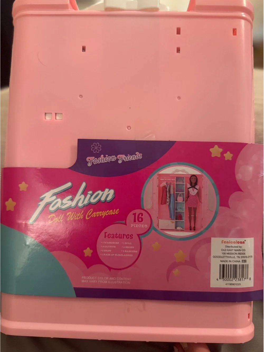 Feilecican Fashion Friends Doll With Carrycase - 16 Pieces